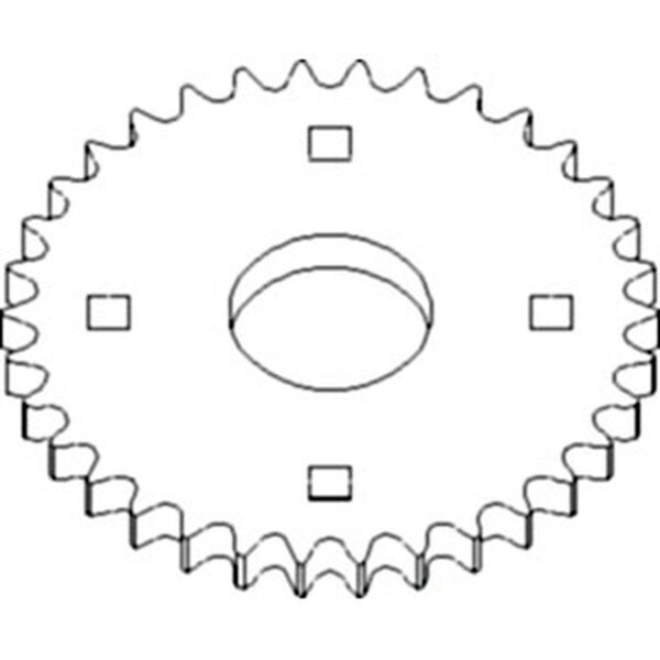 Aftermarket H119709 Feeder House Upper Drive Sprocket Fits John Deere 9650STS 9660STS 9750ST COG10-0051 - main